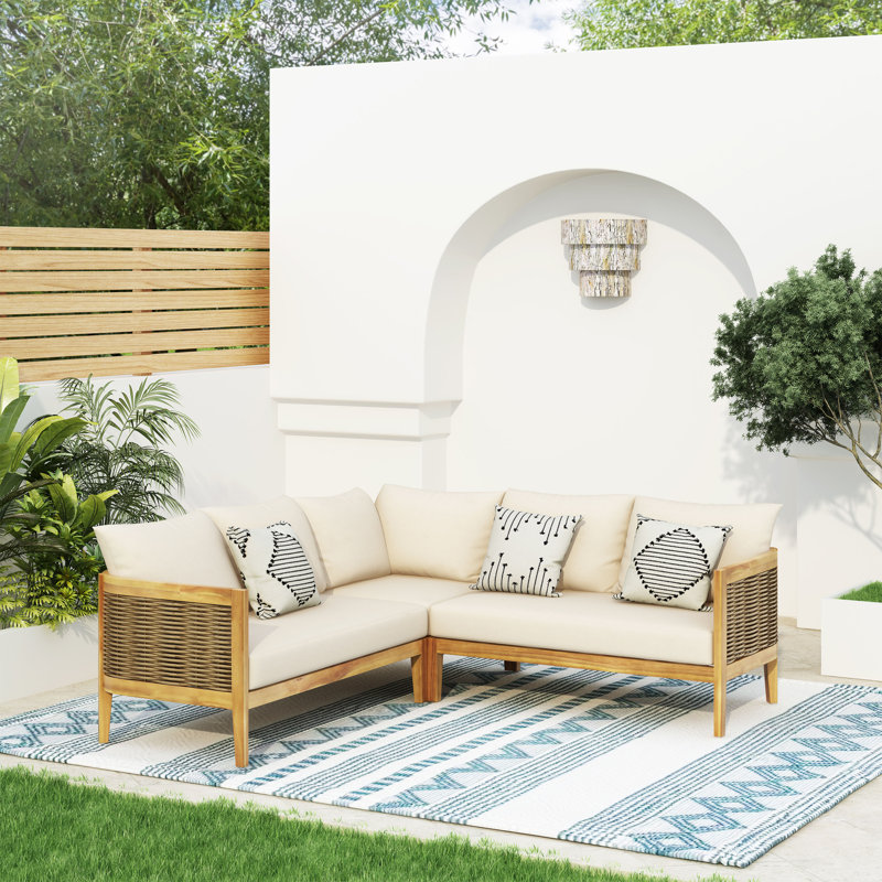 Birch Lane™ Fellers 80'' Outdoor Patio Sectional Wayfair